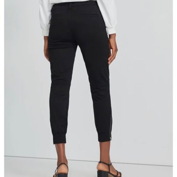 NWT J. brand Arkin Zip Ankle Jogger black, size 32 - Picture 3 of 16
